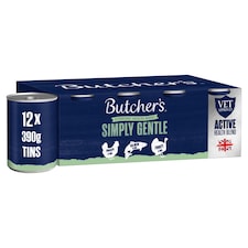 Butcher's Wholegrain Simply Gentle Dog Food Tins 12x390g