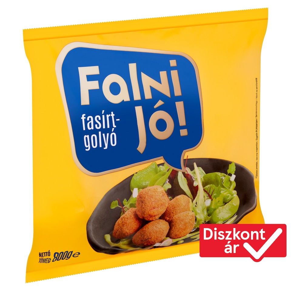 Falni Jó! Quick-Frozen Breaded, Pre-Fried Meatballs 800 g
