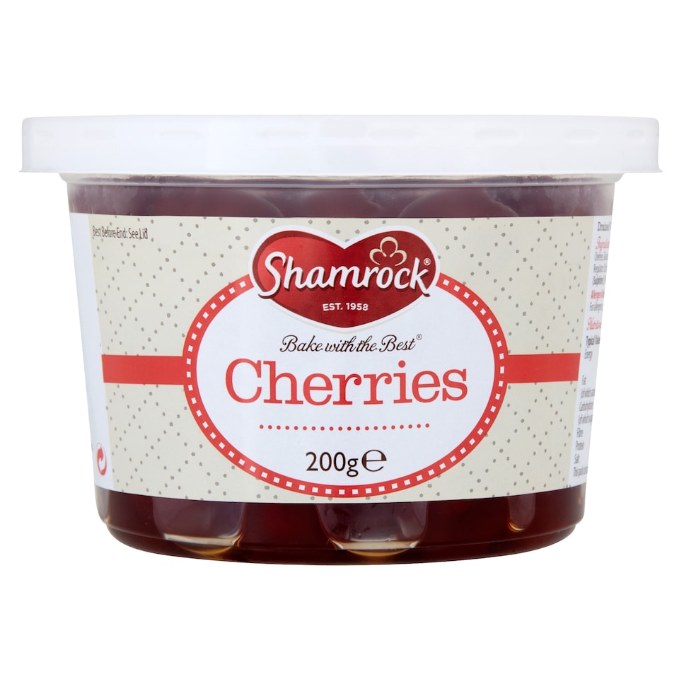 Shamrock Glace Cherries 200G