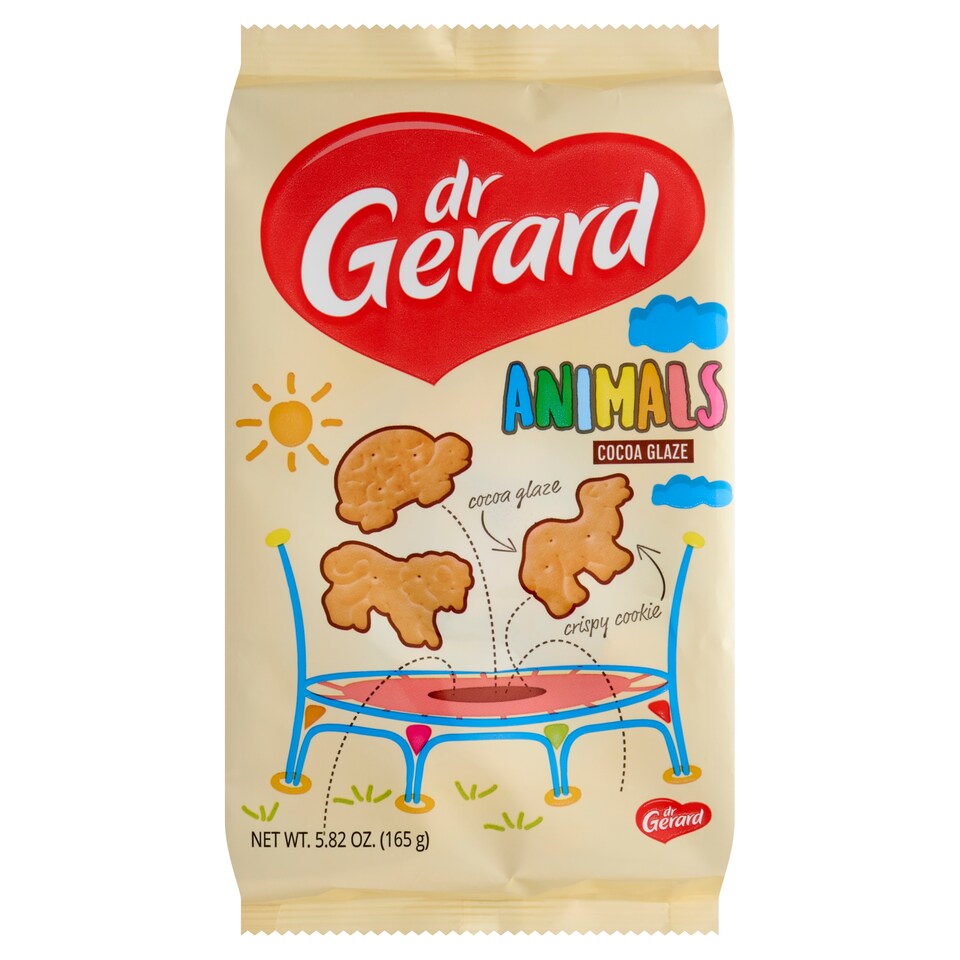 obrázok 1 z Dr Gerard Animals sušienky s kakaovou polevou 165 g