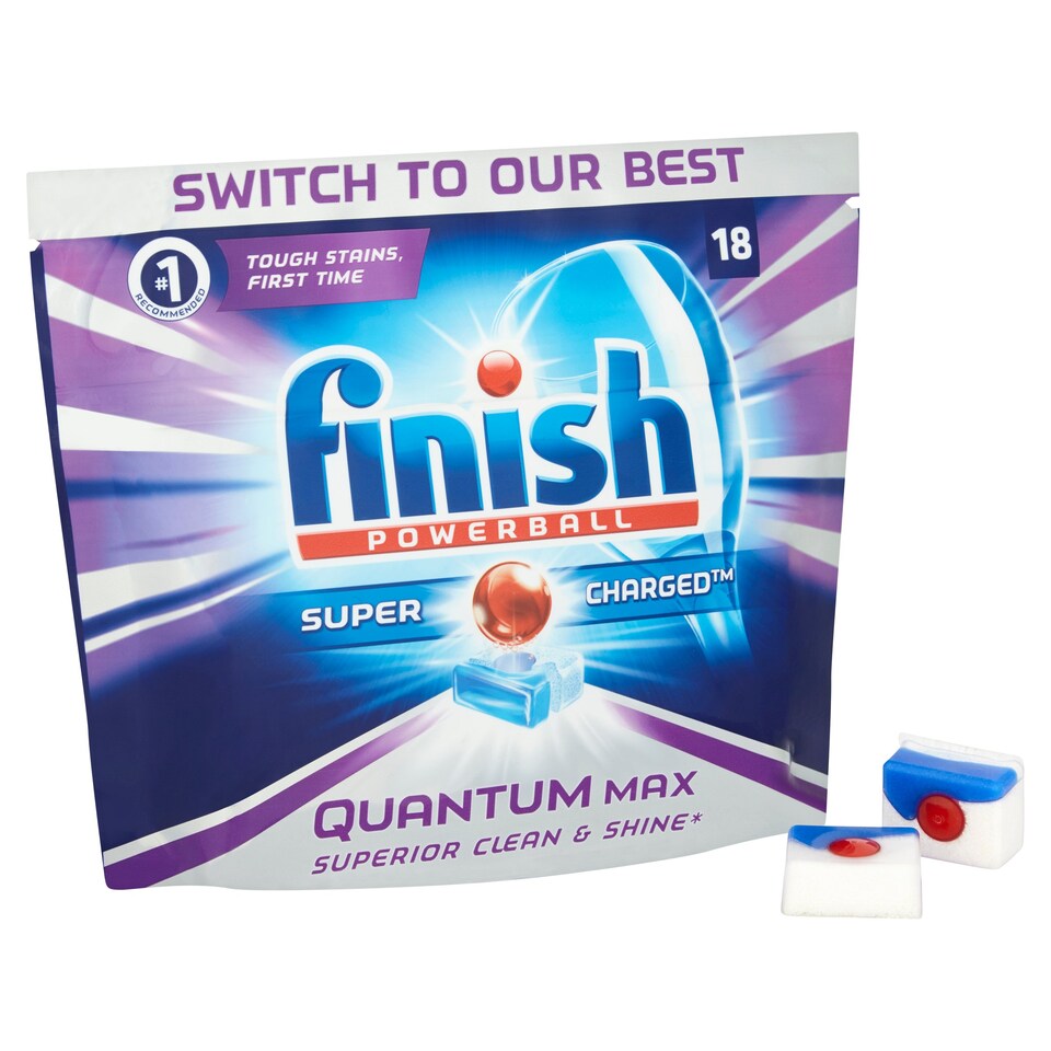 image 1 of Finish Quantum Original 18 Dishwasher Tablets