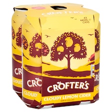 Crofter's Cloudy Lemon Cider 4x440ml