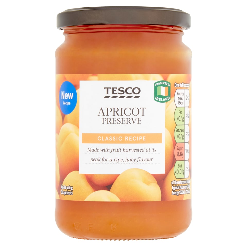Tesco Apricot Preserve 340G