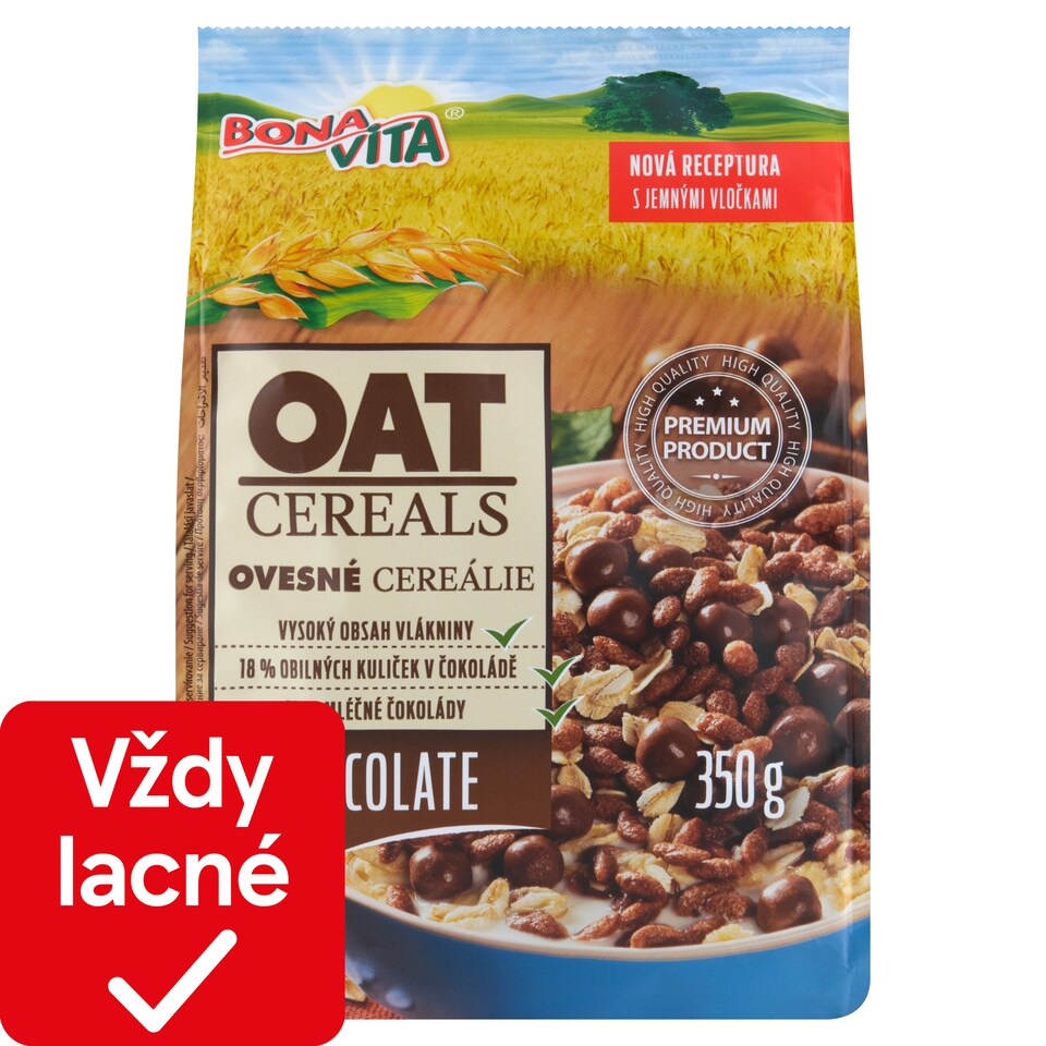 Bona Vita Oat Cereals čokoládový variant 350 g
