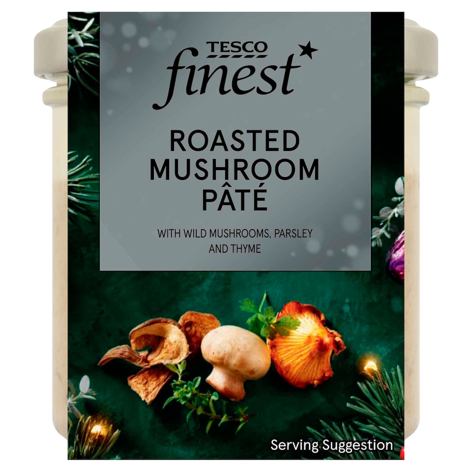 Tesco Finest Roasted Mushroom Pate 125g