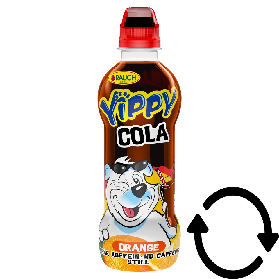 Rauch Yippy koffeinmentes cola-narancs üdítőital 330 ml