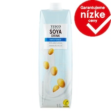 Tesco Sójový nápoj sladený 1 l