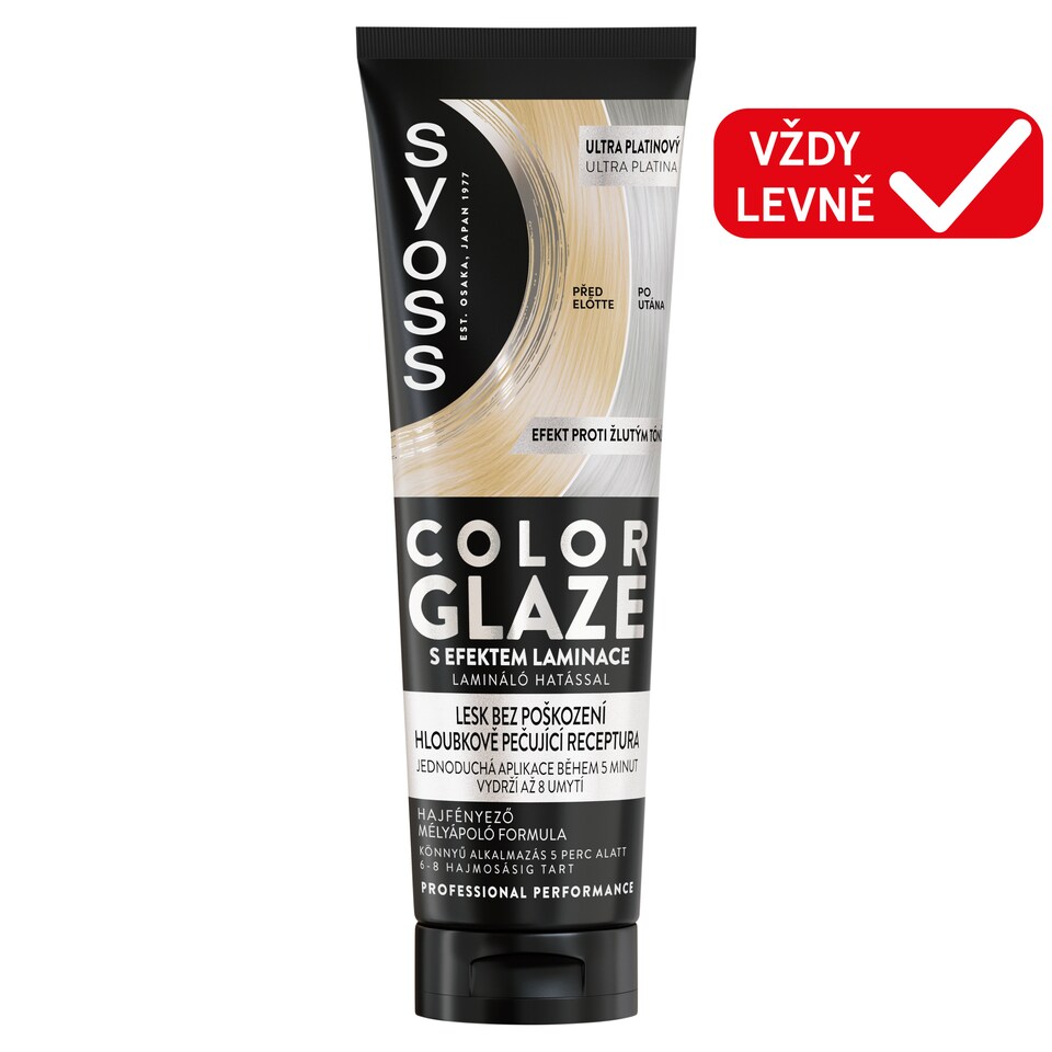 Syoss Color Glaze toner ultra platinový 130ml
