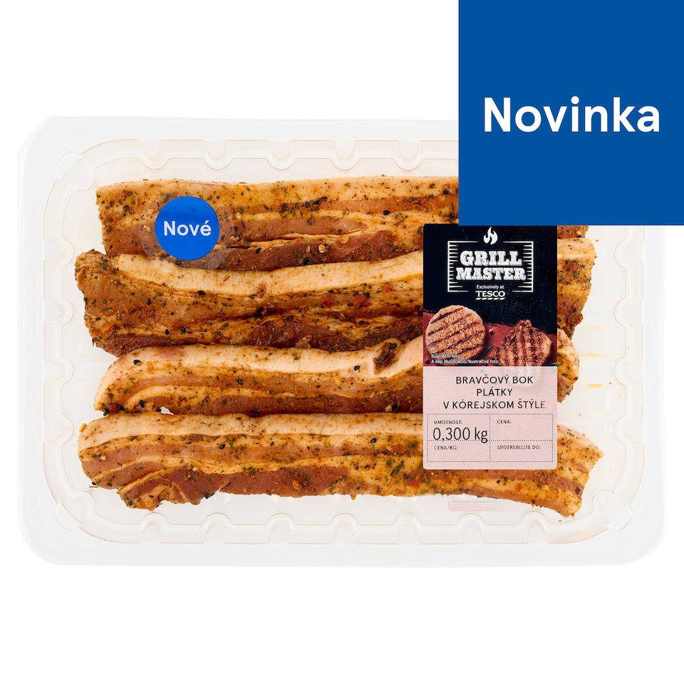 Grill Master Bravčový bok plátky v kórejskom štýle 300 g