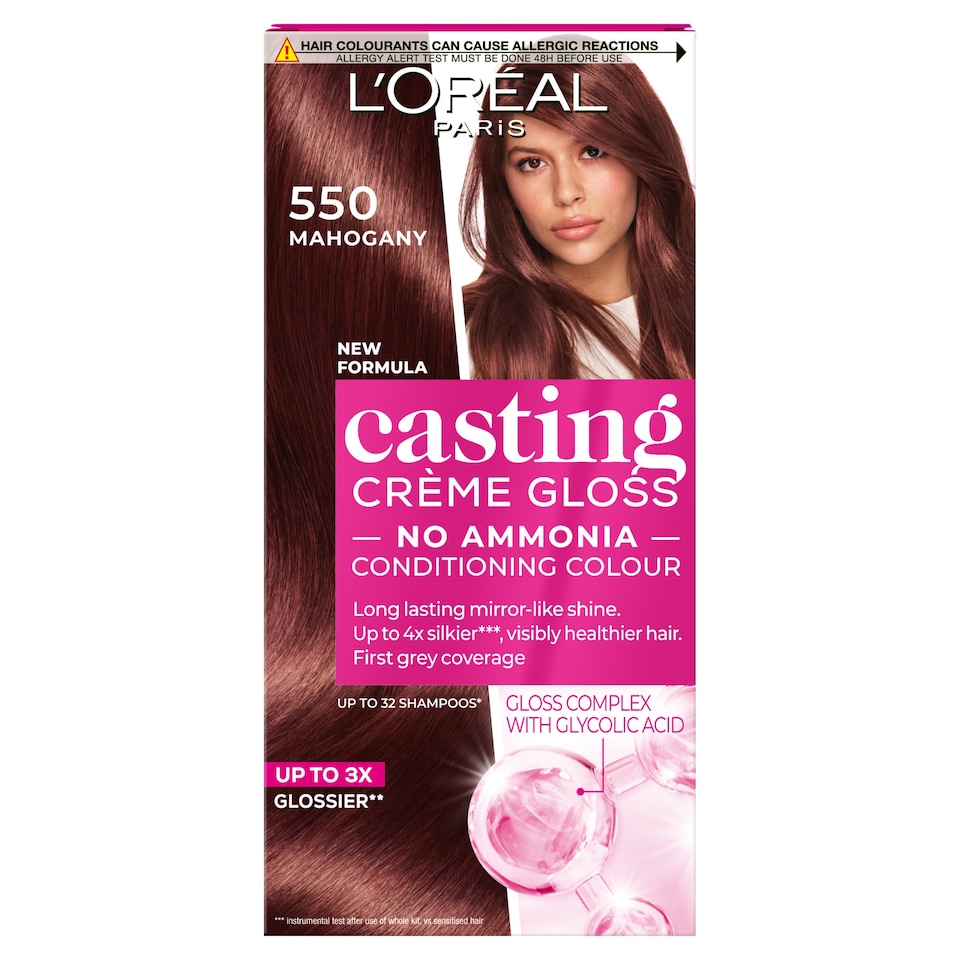 image 1 of L'Oreal Paris Casting Creme Gloss 550 Mahogany Semi-Permanent Hair Dye