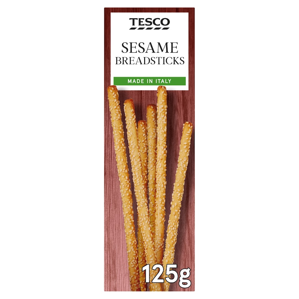 Tesco Sesame Breadsticks 125