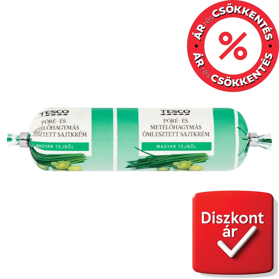 Tesco Processed Cheese Spread with Leek and Chives 100 g