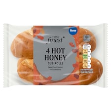 Tesco Finest 4 Hot Honey Sub Rolls