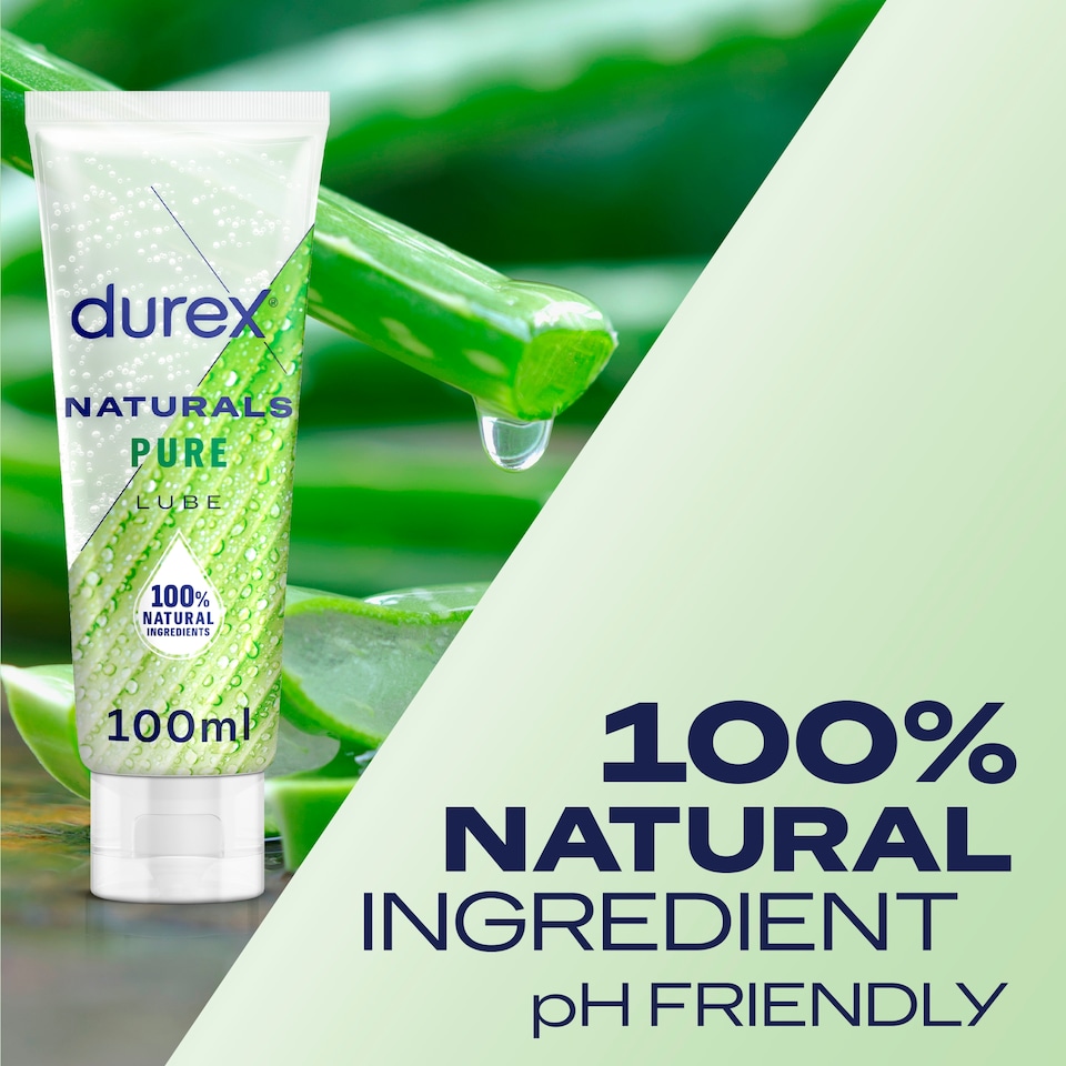 image 1 of Durex Naturals Water Based Pure Lubricant Gel 100ml