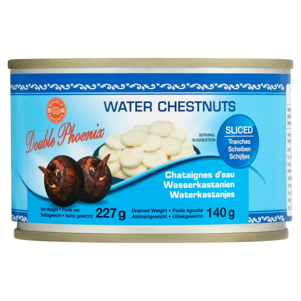 Double Phoenix Water Chestnut Slices 227G Tesco Groceries