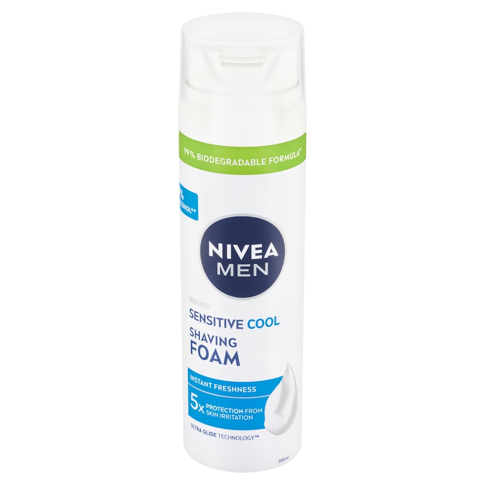 obrázok 1 z Nivea Men Sensitive Cool Pena na holenie 200 ml