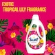 image 2 of Surf Tropical Lily Washing Liquid Detergent 100Washes 2700Ml