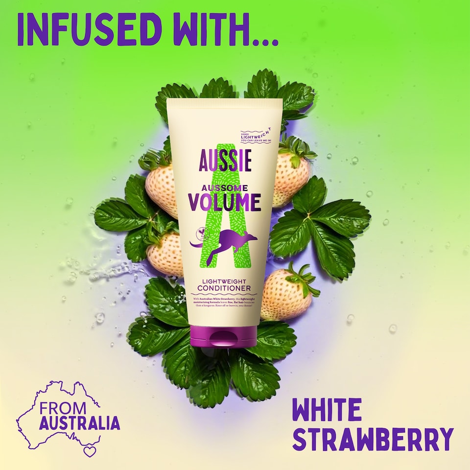 image 1 of Aussie Aussome Volume Hair Conditioner 200ml