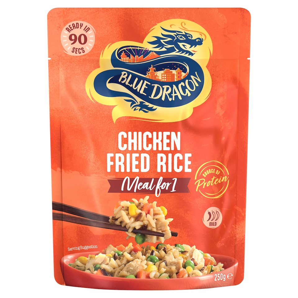 Blue Dragon Chicken Fried Rice Ready Meal 250g