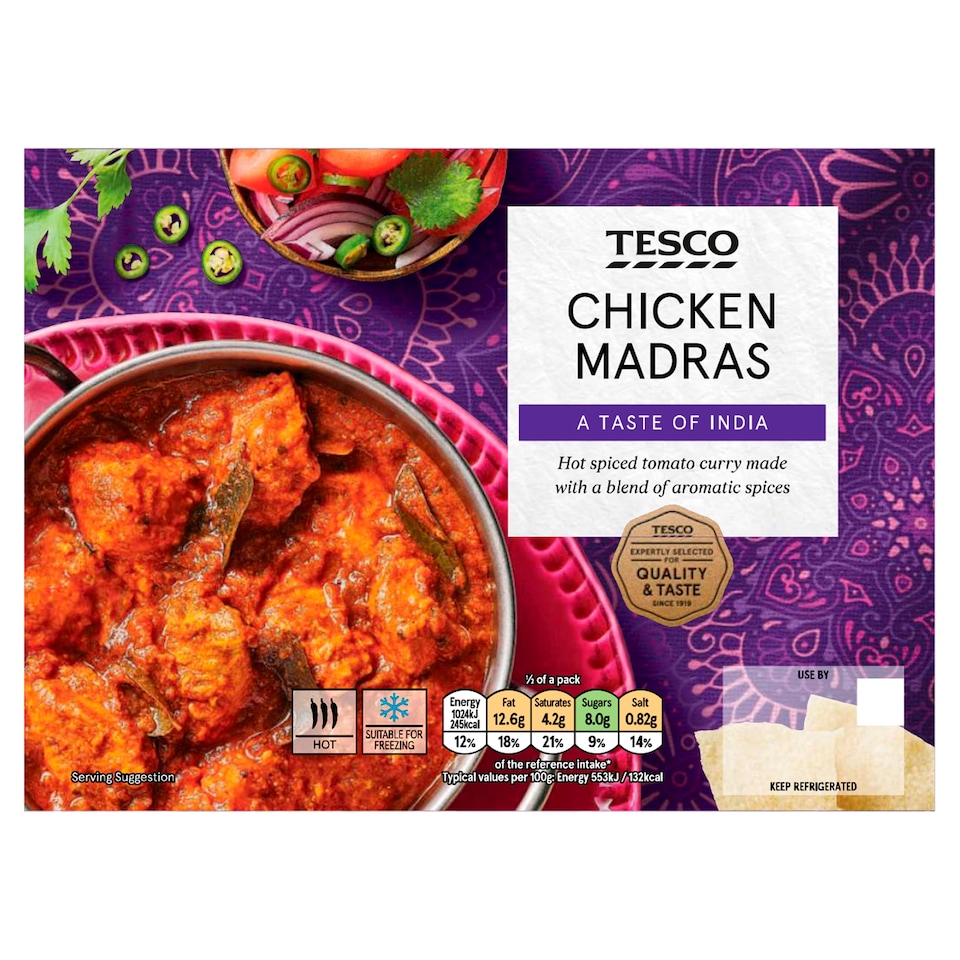 Tesco Chicken Madras 400G