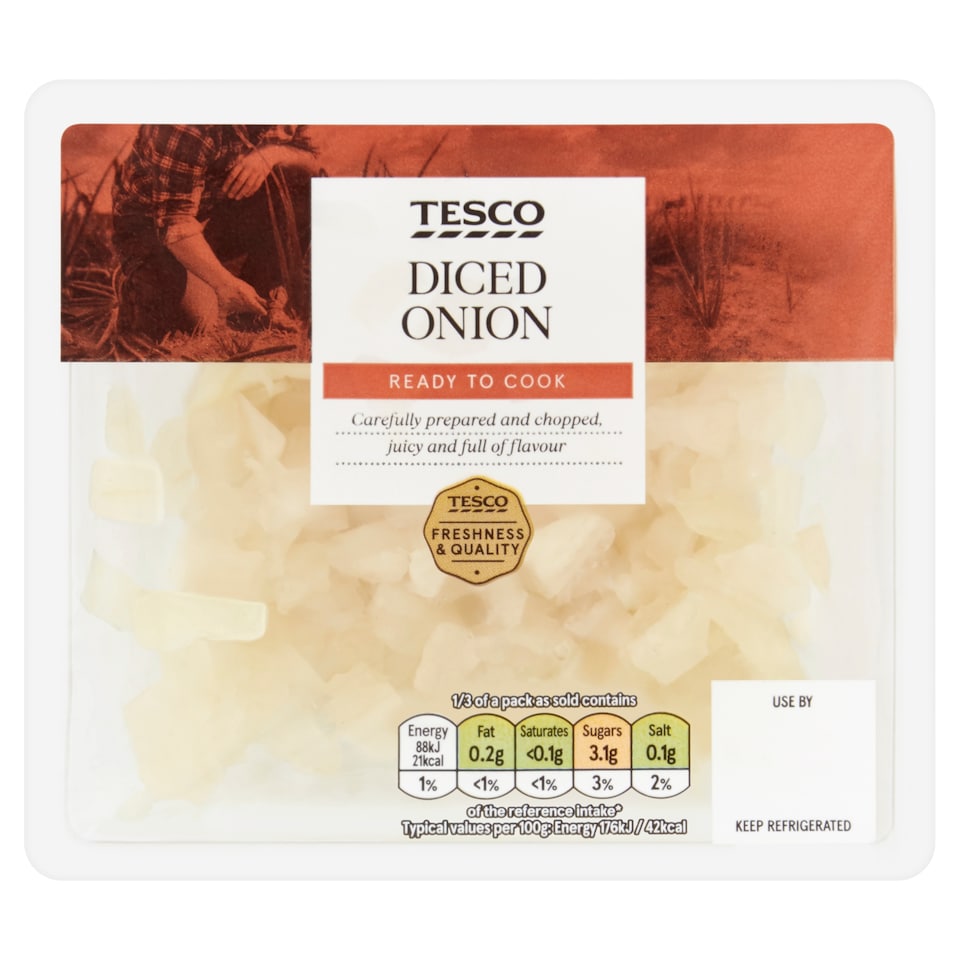 image 1 of Tesco Diced Onion 150G