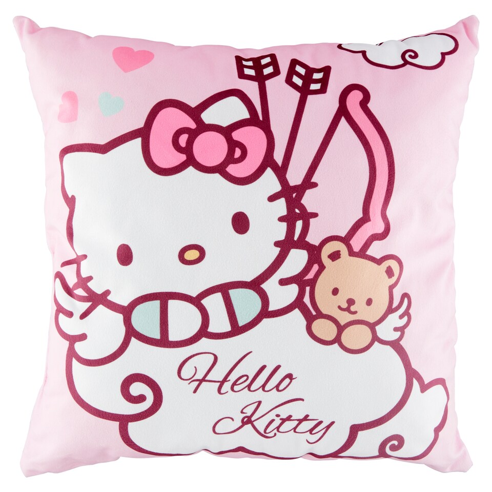 Carbotex Hello Kitty rózsaszín párna 40 x 40 cm
