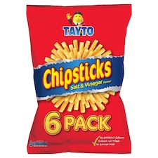 Tayto Chip Sticks Snacks 6 X 28G