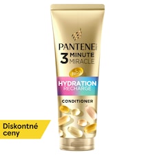 Pantene Pro-V Hydration Recharge 3 Minute Miracle Kondicionér 220 ml na Veľmi Suché Vlasy