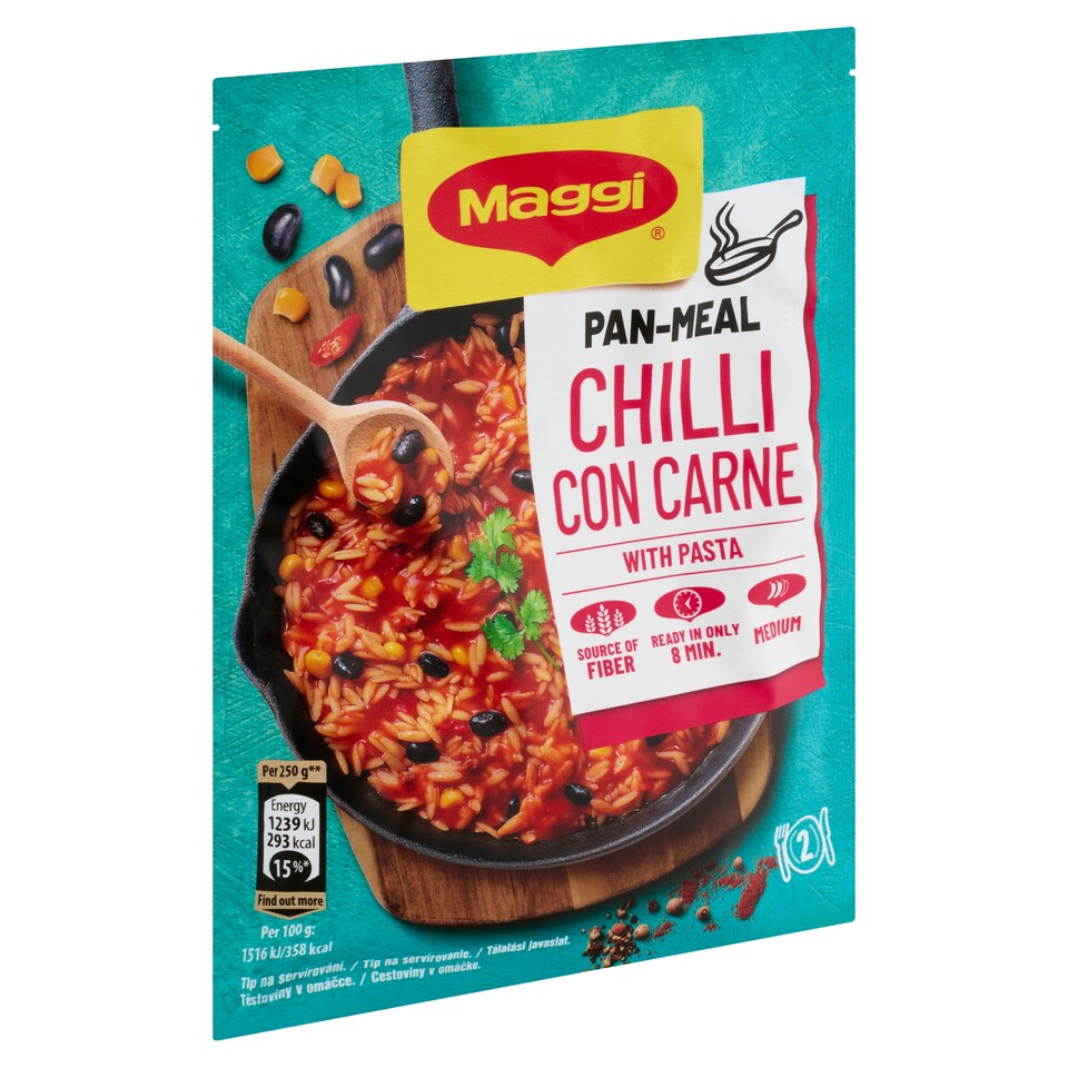 image 1 of Maggi Chili Con Carne Pasta with Tomato-Bean Spicy Sauce 163,5 g