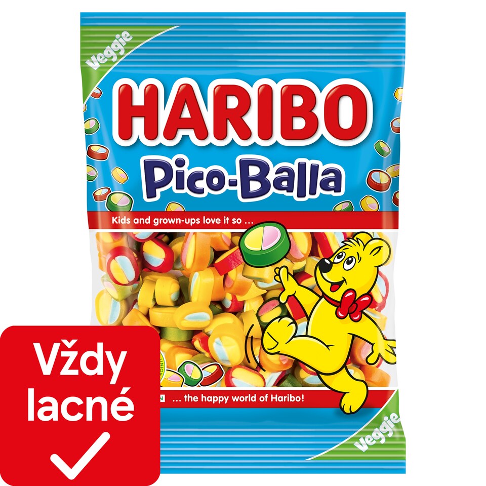 Haribo Pico-Balla želé cukríky s ovocnými príchuťami 175 g