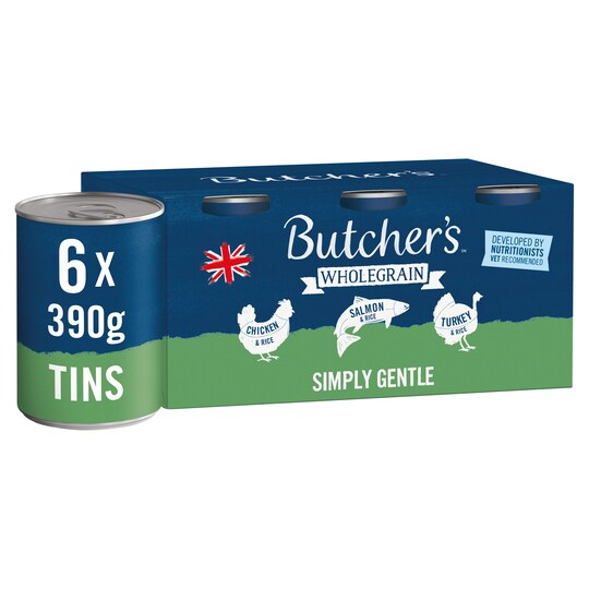 Butcher's Simply Gentle Dog Food Tins 6X390g Tesco Groceries