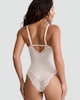 image 3 of The F&F Edit Lace Panel Bodysuit in Gold