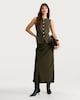 image 2 of F&F Button Up Sleeveless Co-ord Waistcoat in Olive