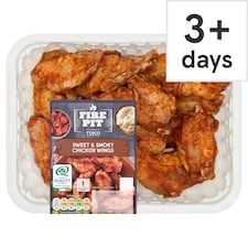 Tesco Fire Pit Sweet and Smoky Chicken Wings 500g 