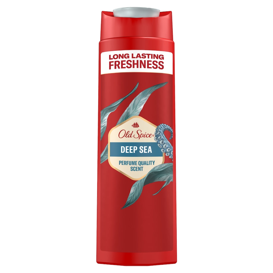 Old Spice Deep Sea Férfi Sampon és Tusfürdő, Hosszan Tartó Frissesség, 400 ml 1. kép