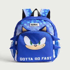 Sonic the Hedgehog Gotta Go Fast Backpack in Blue