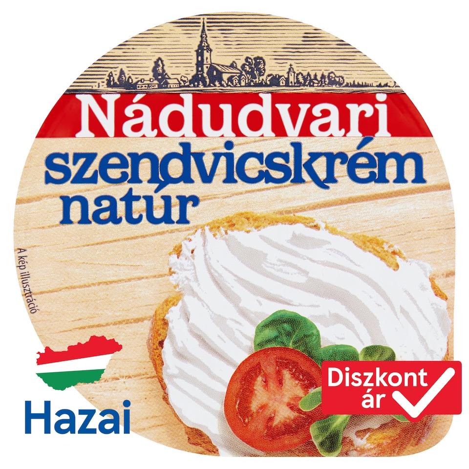 Nádudvari natúr szendvicskrém 125 g  1. kép