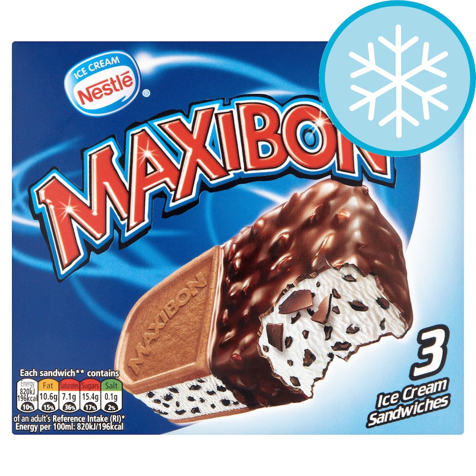 Nestle Maxibon Ice Cream Sandwich 3 Pack 300Ml