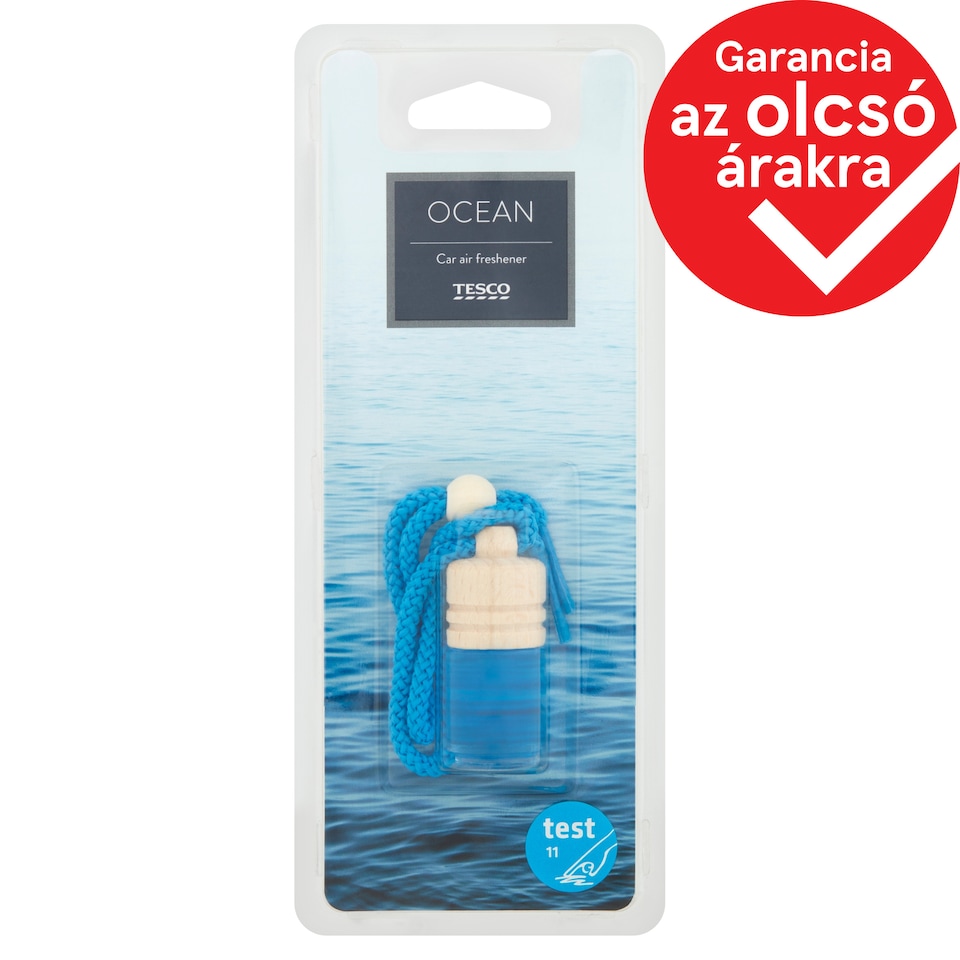 Tesco Hanging Wooden Ocean Car Air Freshener 5 ml
