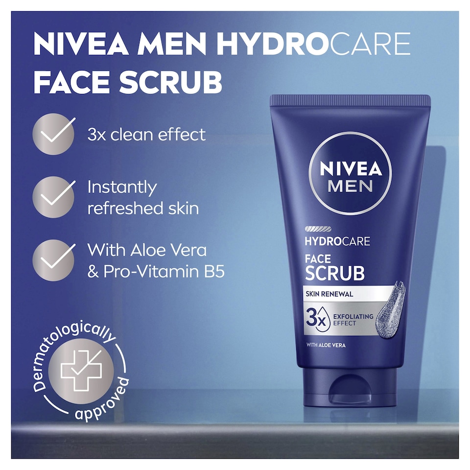 image 1 of NIVEA MEN Protect & Care Exfoliating Face Scrub 75ml