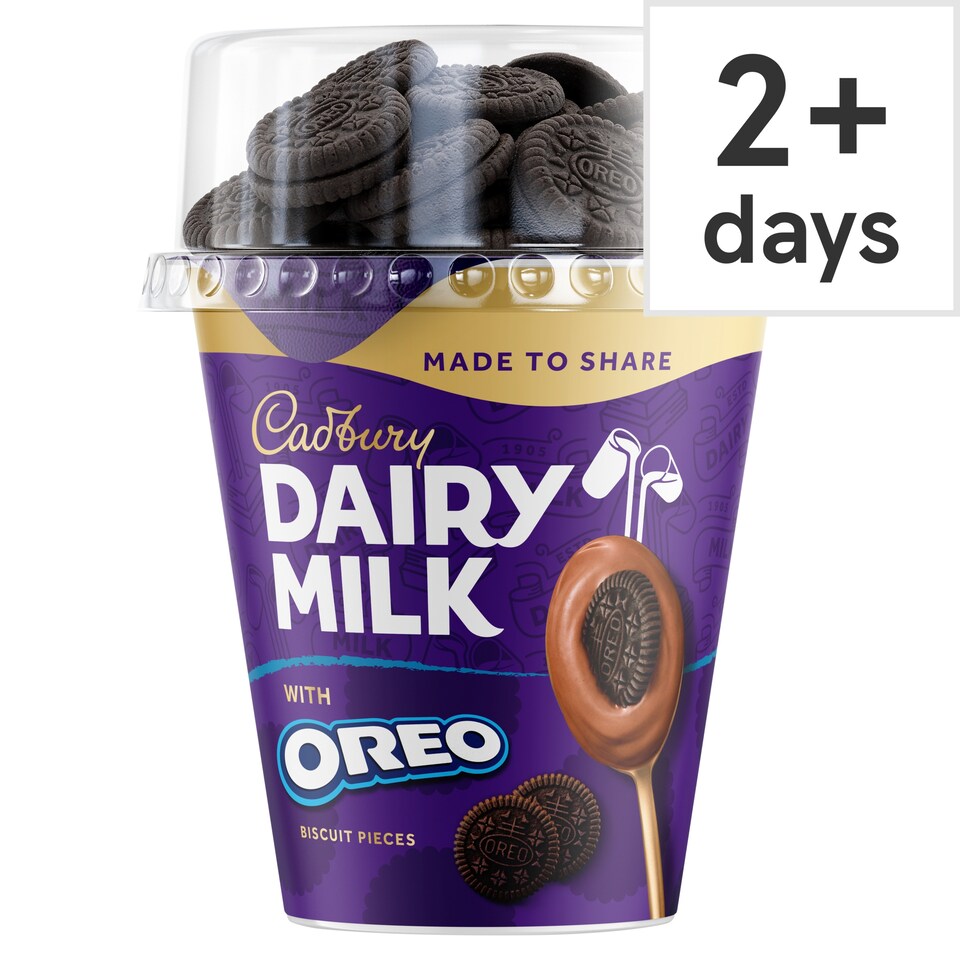 Cadbury Dairy Milk Chocolate Dessert with Oreo Biscuit Pieces 345g