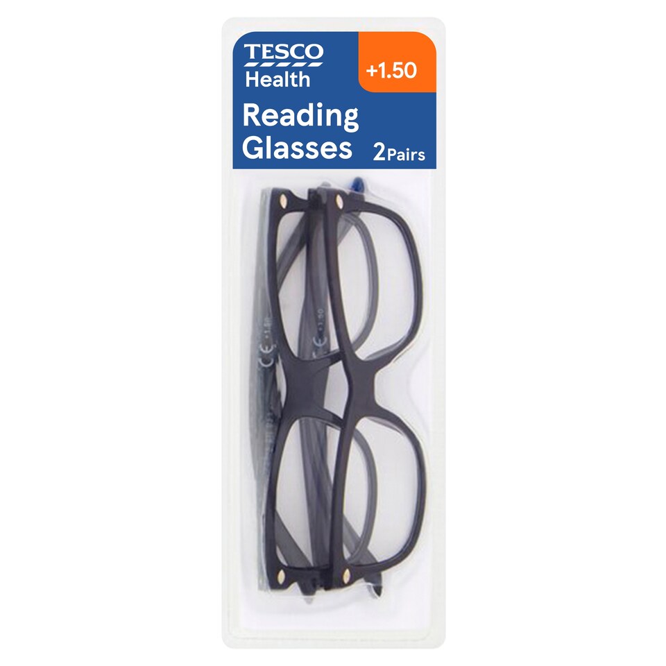 Tesco Health Reading Glasses Twin Pack 1.5