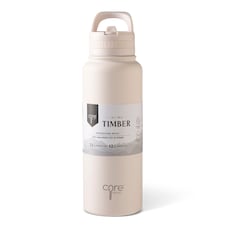 Core Kitchen Pink Timber with Sipper Lid 1.2L