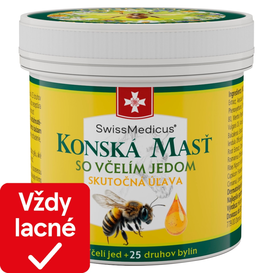 SwissMedicus Konská masť with Bee Venom 150 ml