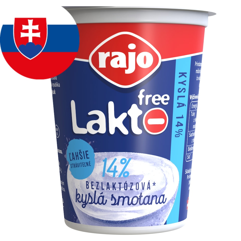 image 1 of Rajo Lakto Free Sour Cream 14% 200 g
