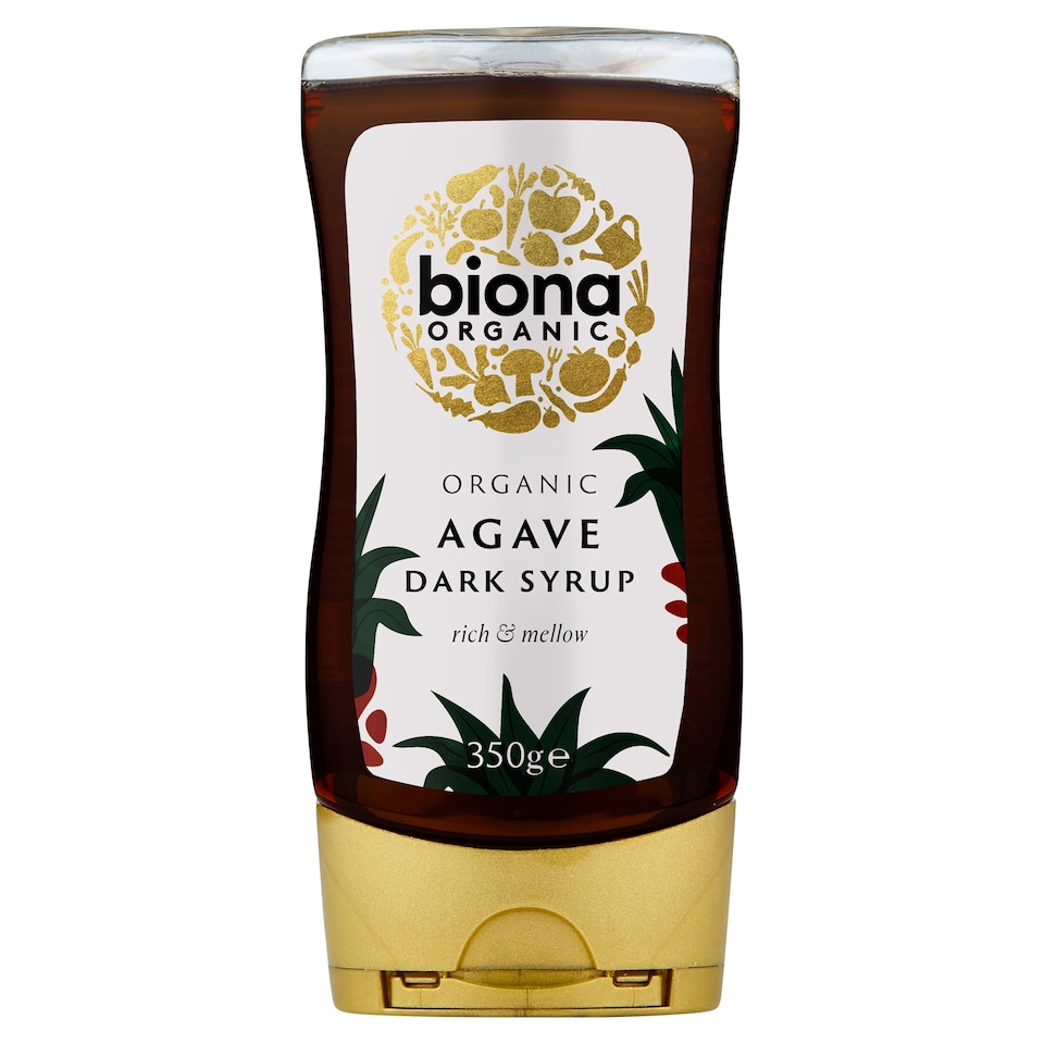 Biona Organic Squeezy Dark Agave Syrup 350g