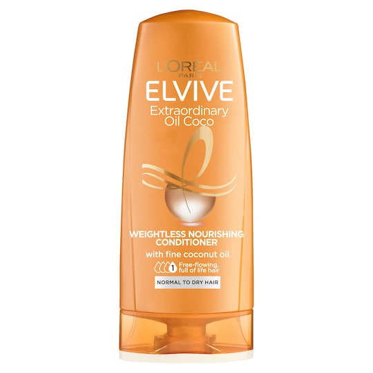 L'oreal Elvive Extraordinary Coconut Oil Conditioner 200Ml Tesco