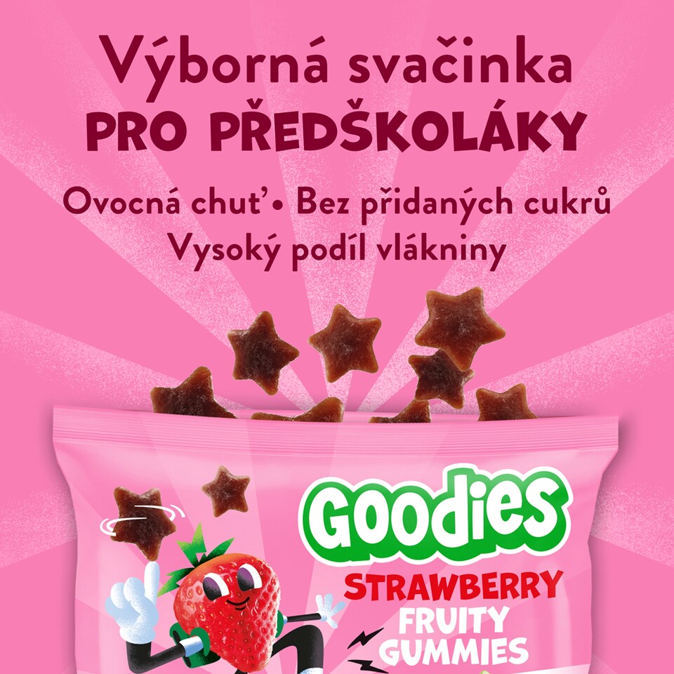 Obrázek 1 pro produkt Goodies jahodoví gumídci 17g