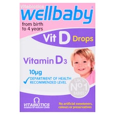 Vitabiotics Wellbaby Vitamin D Drops 30ml
