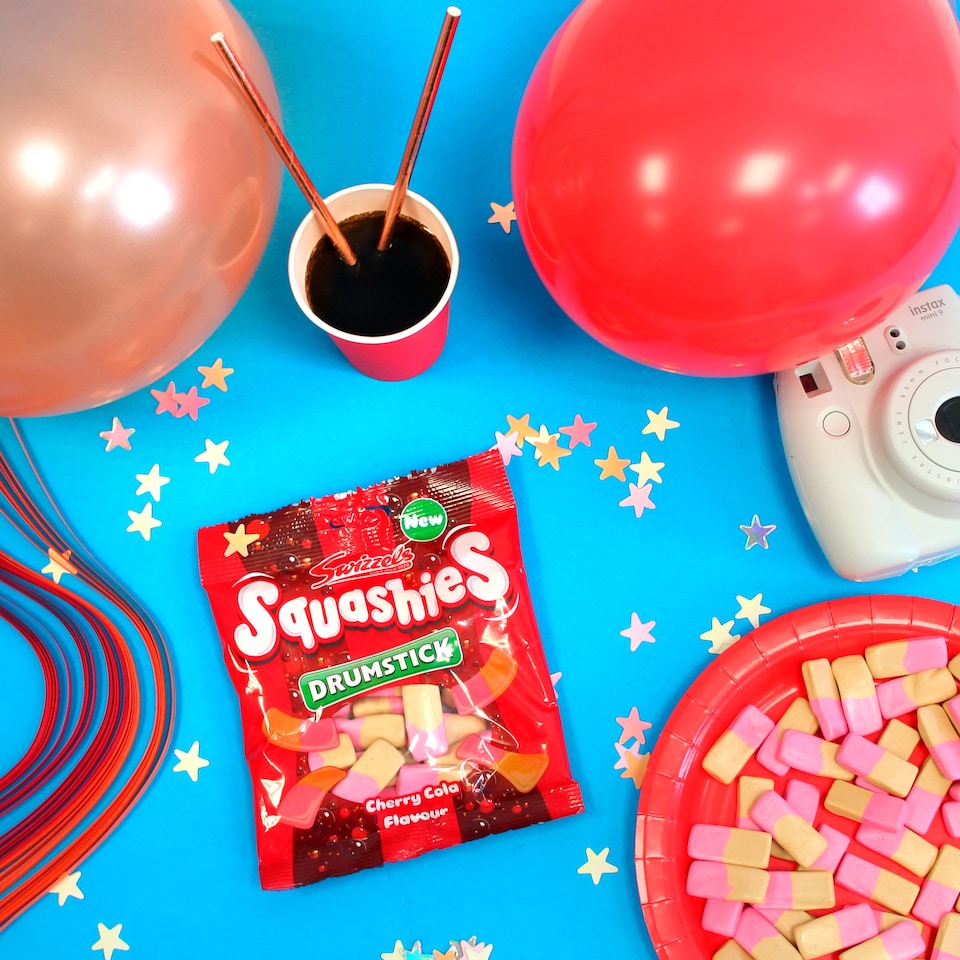 image 1 of Swizzels Squashies Drumstick Cherry Cola 140g